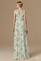 Sweetest Admirer Sage Green Floral Bridesmaid Dress Rustic Charm - Sage Floral - PromDressClub